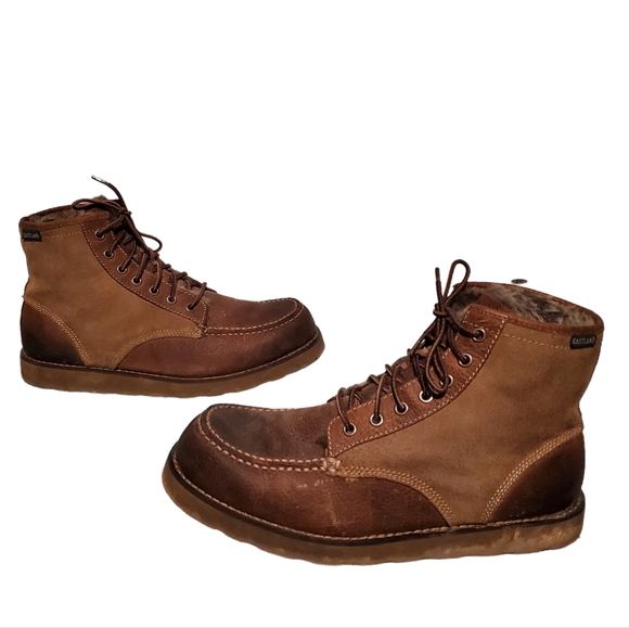 Eastland Shoe Lumber Up Insulated Moc-Toe Combat Boots Men's Size 11D - Picture 3 of 9